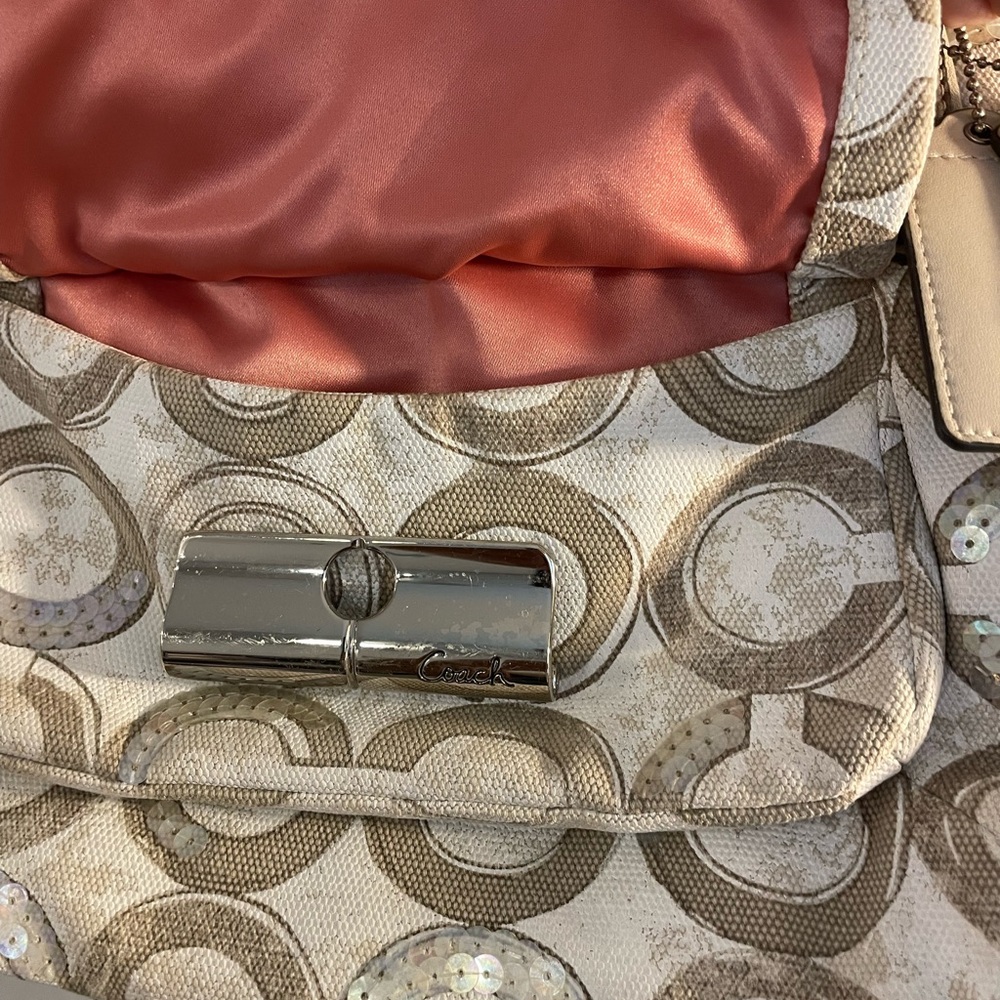 Coach KRISTIN SEQUINS Handbag - Picture 5 of 16